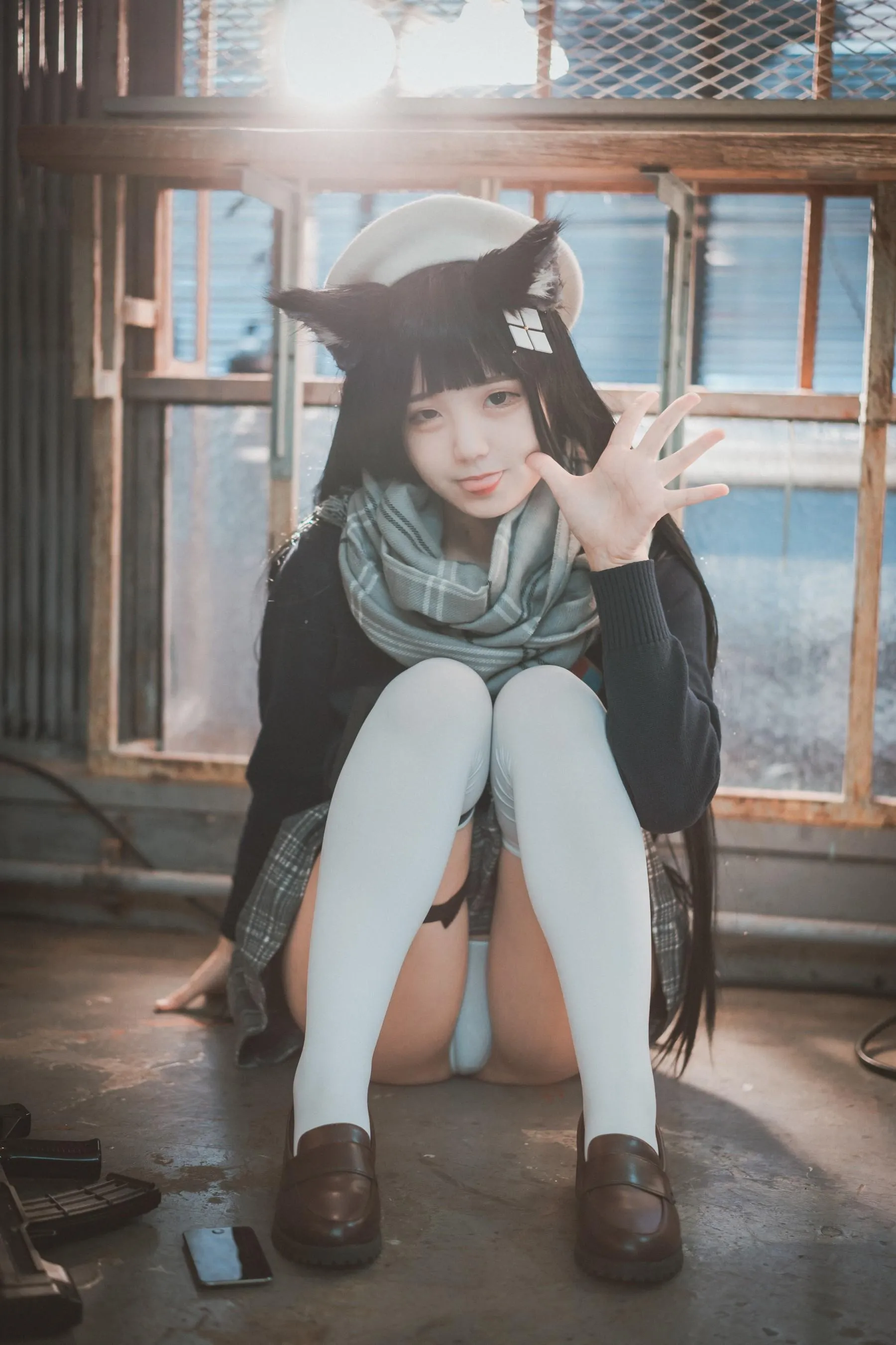 Jenny 정제니 – NO.19 [DJAWA] Type95 Pure White Graduation Girls Frontline [33P]插图9